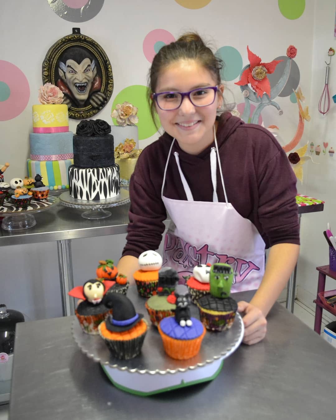 Clase presencial de decoración de Cupcakes Halloween en fondant 100% práctica - Imagen 4